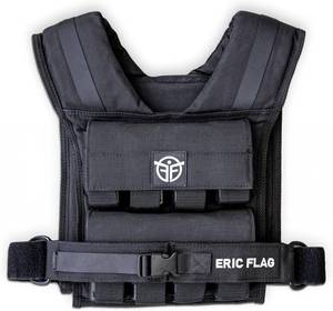lot 111424 image: Retails for $180 40 lb Weighted Vest for Men & Women - Adjustable 0-40 lb with 16 Iron Weight, Heavy-Duty for Calisthenics, Running and Walking - Compact 1000D Oxford - Weighted Vest with Removable Weights