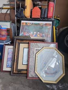 lot 18563 image: Collection of Mixed Framed Art Pieces
