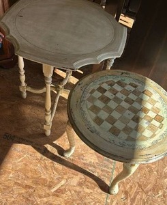 lot 3537 image: Decorative Lamp Tables - Set of 2
