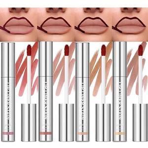 lot 7280 image: Jolilab Lip Stain Peel Off, Waterproof & Long Lasting, Highly Pigmented for All Skin Types 4Pcs Set
