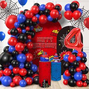 lot 8068 image: Spider Balloon Garland Arch Kit, Spider 4th Birthday Balloons Decorations, for Kids Boys Baby Shower Birthday Party Decoration Supplies (3)