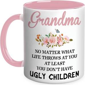 lot 8163 image: Vanleonet Cute Grandma Coffee Mug, Gifts for Grandma, Gifts for Birthday, Christmas, Thanksgiving Day-11 Ounces