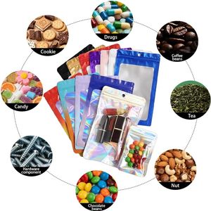 lot 8172 image: 300 Pack 3 Sizes Colorful Resealable Plastic Bags for Food Storage, Zipper Bags with Clear Front Window, Packaging Pouch for Small Business (Mauve, 2.9x4.7 inch, 4.1x5.9 inch, 4.7x7.9 inch)