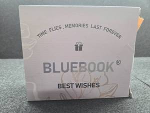 lot 8191 image: Bluebook Best Wishes Crystal Keepsakes Plaque Retirement
