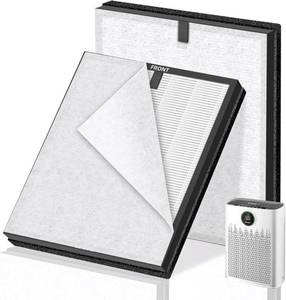 lot 8199 image: HAP603 Replacement Filter for ECOSELF HAP603 Air Purifier,3-in-1 H13 True HEPA High-Efficiency Activated Carbon Filter,2 Pack