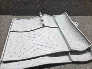 lot 8236 image: BBQ Tool Mats (2) Grey 11.5 16
