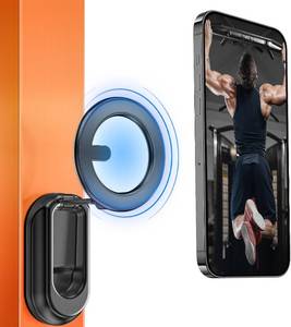 lot 8272 image: Magnetic Phone Holder for Gym, Strong Magnetic Phone Mount, 360  Rotation Cell Holder Compatible with Magsafe iPhone, Gym Essentials Accessories for Workouts