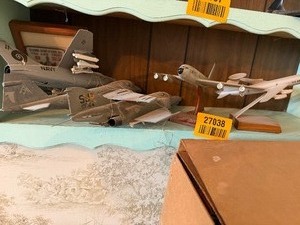 lot 27038 image: Set of United States Military Model Planes