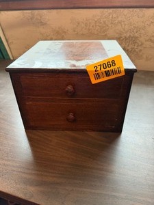 lot 27068 image: Vintage Wooden Dressing Table