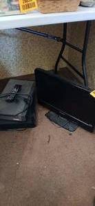 lot 26847 image: Phillips 32 TV with Remote, and Two Megnavox DVD Players