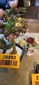 lot 26893 image: Vintage Aynsley Floral Porcelain Decoration Pieces