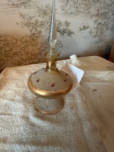 lot 27043 image: Vintage Blown Glass Perfume Bottle