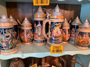 lot 27057 image: Collection of Vintage German Style Beer Steins