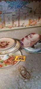 lot 26939 image: Set of Mixed Floral Designed Plates and Serving Dishes