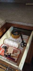 lot 26978 image: Drawer Full of Misc. office supplies and other Small Items