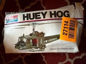 lot 27114 image: Vintage Monogram Huey Hog Plastic Model Kit Collectors Item