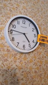lot 26999 image: Sterling and Noble Clock Company Wall Clock