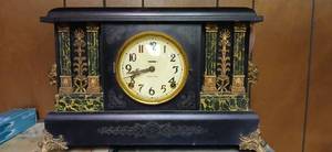 lot 27247 image: Antique Wood Grandfather Clock Piece