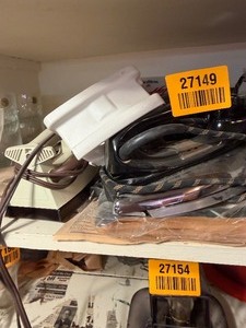 lot 27149 image: Lot of a Few Electric Clothing Irons