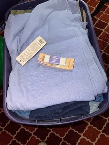 lot 27126 image: Big Tote Full of Various Sewing Fabrics and Materials