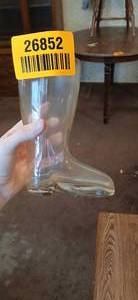 lot 26852 image: Vintage Glass Beer Boot