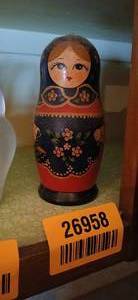 lot 26958 image: Full Set Russian Nesting Doll