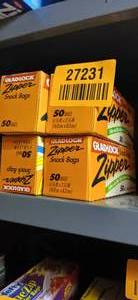 lot 27231 image: Gladlock Zipper Snack Bags