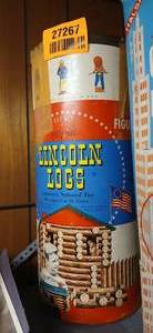 lot 27267 image: Vintage Original Lincoln Logs Set 6 CE
