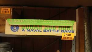 lot 27281 image: Vintage Board Game, Mattels Gunar Sub Hunt