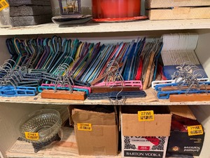 lot 27157 image: Variety of Plastic Hangers