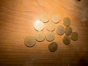 lot 27195 image: 13 Vintage French Coins
