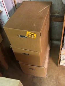 lot 27319 image: Three Boxes Full of 3-Ring Binders