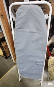 lot 193 image: Wall or Door mountable ironing board - no mounting hardware 17x48 - pad doesnt like to stay on, could use a sheet strap to hold it on