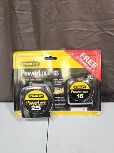 lot 462 image: Stanley PowerLock Tape Measure Bundle - new in unopened package