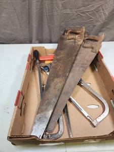 lot 499 image: 5 different style hand saws