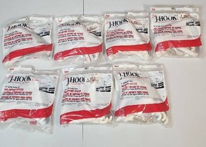 lot 510 image: Oatey 12 inch J-Hook Pipe Support System - Lot of 7 Unopened Packs
