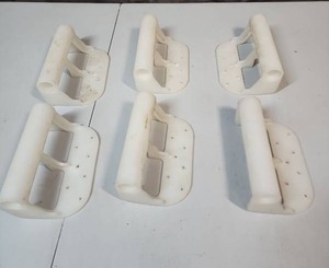 lot 519 image: Heavy Duty PVC Handles - screw mountable - set of 6