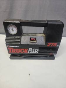 lot 601 image: Inter Dynamics Truck Air 275 PSI Portable DC Air Compressor  - tested works