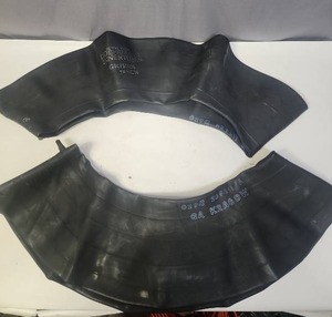 lot 606 image: Set of 2 Heavy Duty Rubber Inner Tubes - new in open package - 15x6.00-6 inner tubes for 15 to 15.5 inch outside diameter 6 in width wheels - for trailerstractorsutility vehicles
