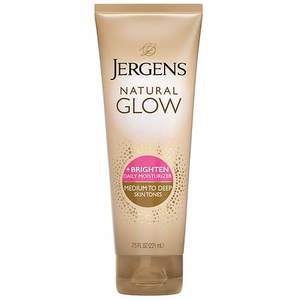 lot 2602 image: Jergens Natural Glow Daily Moisturizer Lotion  Medium to Deep Skin  Self Tanner  7.5 oz