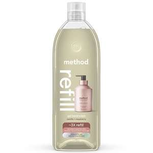 lot 2603 image: Method Aluminum Gel Hand Soap Refill - Vanilla  Raspberry - 34 fl oz