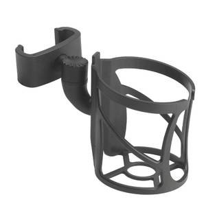 lot 2700 image: Drive Medical Nitro Clip-On Cup Holder for Walker Rollator, 6 x 4 x 3.5 Inch, Black