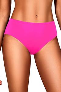 lot 2705 image: Tempt Me Women Mid Rise Bikini Bottoms - Hot Pink Full Coverage Bathing Suit Bottoms Mid Waist Swim Bottoms 2025 M