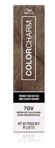 lot 2711 image: Wella Color Charm 7GV Medium Soft Gold Blonde Hair Color