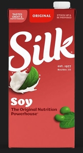 lot 2718 image: 4 pk Silk Soy Milk 32 Oz CARTONS