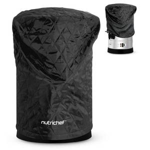 lot 2723 image: NutriChef Quilted Cover for Water Boiler &amp Hot Water Dispenser, High-Quality Diamond Cotton, Machine Washable, Protects Hot Water Heater Electric and Drink Dispensers for Parties, 12.2 x 19.6