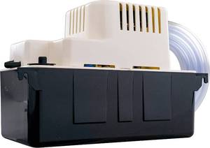 lot 2727 image: Little Giant VCMA-20ULST 115 Volt, 80 GPH, 130 HP Automatic Condensate Removal Pump for HVACRefrigeration SystemsDehumidifiers with Overflow Detection Switch and 20-Foot Tubing, WhiteBlack, 554435