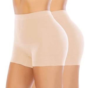 lot 2757 image: Werena Seamless Shaping Boyshorts Panties for Women Tummy Control Shapewear Under Dress Slip Shorts Underwear (B# Beigebeige-7,M)
