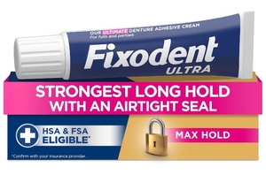 lot 2795 image: Fixodent Ultra Max Hold Denture Adhesive 2.2oz
