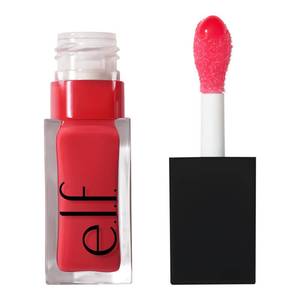 lot 2808 image: e.l.f. Glow Reviver Lip Oil, Nourishing Tinted Lip Oil For A High-shine Finish, Infused With Jojoba Oil, Vegan & Cruelty-free, Red Delicious
